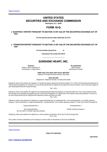 Thumbnail Nuwellis 10-Q Quarterly Report FY2013 