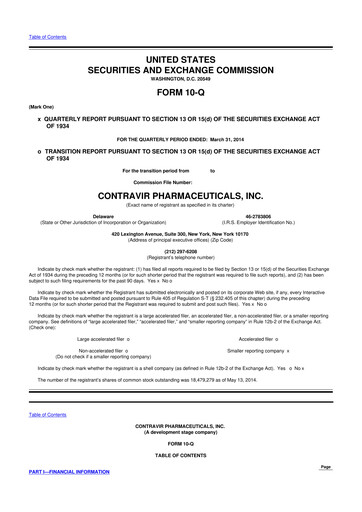 Thumbnail Hepion Pharmaceuticals 10-Q Quarterly Report FY2014 
