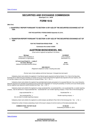 Thumbnail Vericel
 10-Q Quarterly Report FY2014 