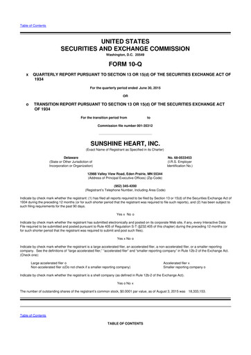 Thumbnail Nuwellis 10-Q Quarterly Report FY2015 