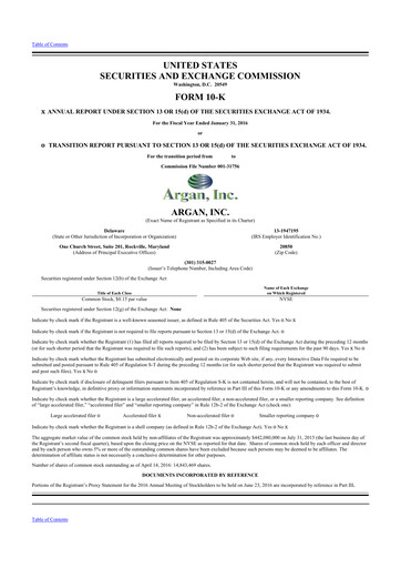 Thumbnail Argan 10-K Annual Report 2016