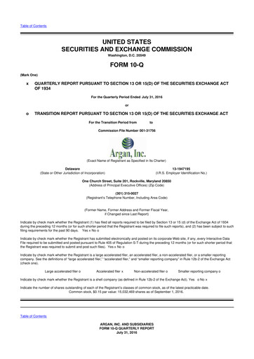 Thumbnail Argan 10-Q Quarterly Report FY2017 