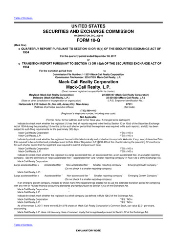 Thumbnail Veris Residential 10-Q Quarterly Report FY2017 