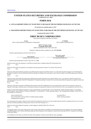 Thumbnail First Busey 10-K Annual Report 2017