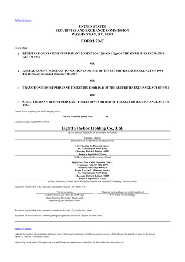 Thumbnail LightInTheBox Holding 20-F Annual Report 2017