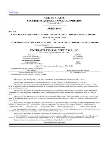 Thumbnail Hepion Pharmaceuticals 10-K Annual Report 2018