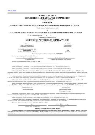 Thumbnail Amplify Energy
 10-K Annual Report 2018