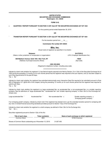 Thumbnail iBio 10-Q Quarterly Report FY2020 
