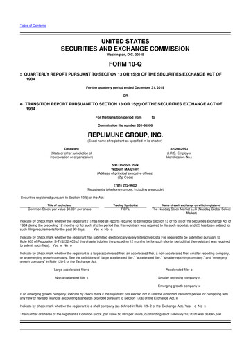 Thumbnail Replimune

 10-Q Quarterly Report FY 