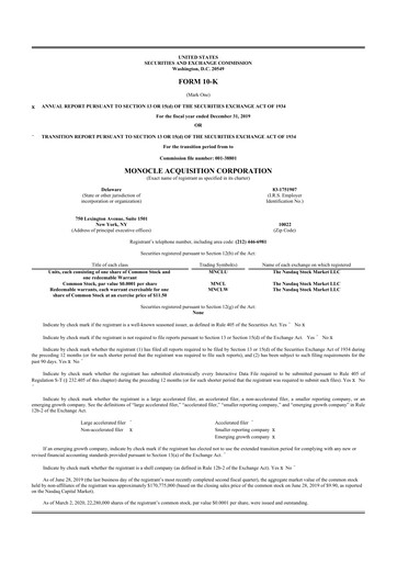 Thumbnail AerSale 10-K Annual Report 2019
