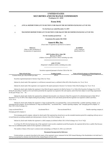 Thumbnail Annovis Bio 10-K Annual Report 