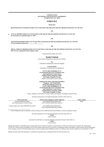Thumbnail Xunlei 20-F Annual Report 2019