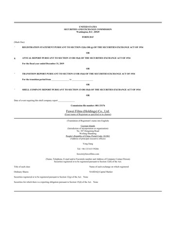 Thumbnail Baijiayun Group 20-F Annual Report 2019