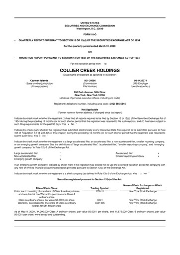 Thumbnail Utz Brands 10-Q Quarterly Report FY2020 