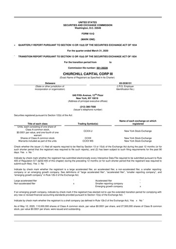 Thumbnail Claritev 10-Q Quarterly Report FY2020 