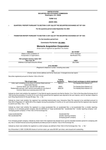 Thumbnail AerSale 10-Q Quarterly Report FY2020 
