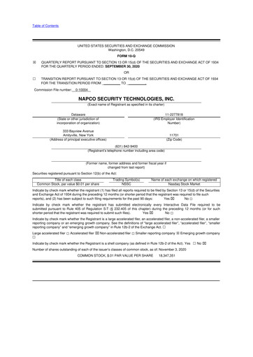 Thumbnail NAPCO Security Technologies 10-Q Quarterly Report FY2021 
