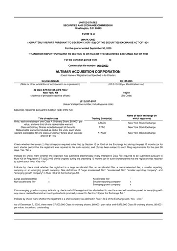 Miniature Blue Owl Capital 10-Q Rapport trimestriel 2020 