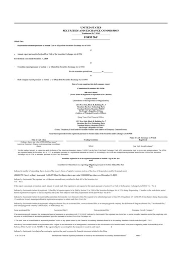 Thumbnail BIT Mining (500.com) 20-F Annual Report 2019