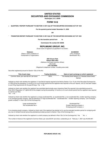 Thumbnail Replimune

 10-Q Quarterly Report FY 