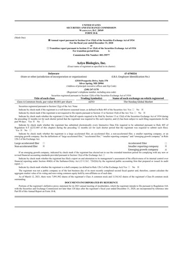 Thumbnail Elutia 10-K Annual Report 2020