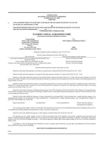 Miniature SES AI 10-K Rapport annuel 