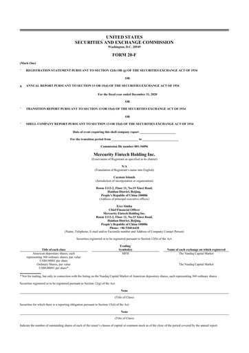 Thumbnail Chaince Digital Holdings 20-F Annual Report 2020