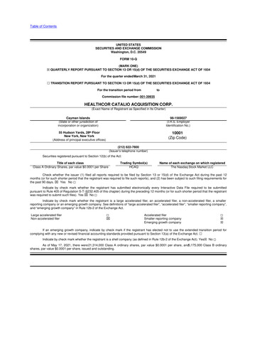 Vorschaubild Hyperfine 10-Q Quartalsbericht 2021 