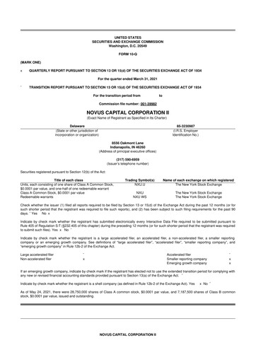 Thumbnail Energy Vault 10-Q Quarterly Report FY2021 