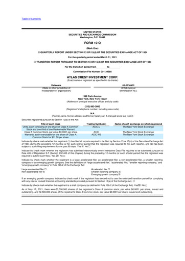 Thumbnail Archer Aviation 10-Q Quarterly Report FY2021 