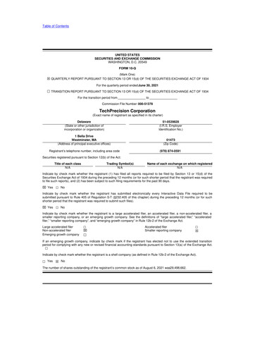 Thumbnail TechPrecision 10-Q Quarterly Report FY2022 