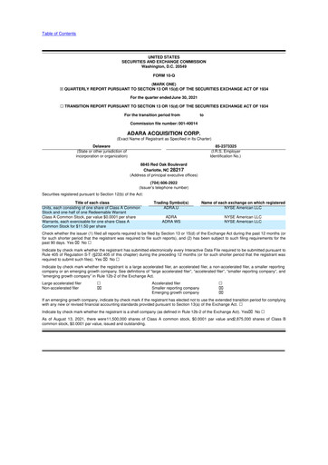 Thumbnail Alliance Entertainment 10-Q Quarterly Report FY2021 