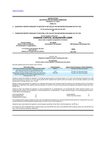 Miniature SES AI 10-Q Rapport trimestriel 2021 