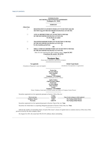 Thumbnail GDEV Inc. 20-F Annual Report 