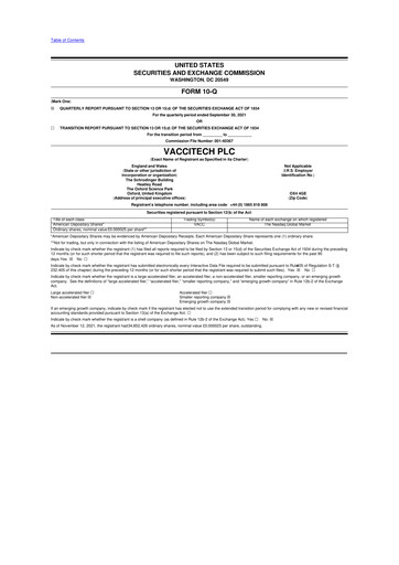 Thumbnail Barinthus Biotherapeutics 10-Q Quarterly Report FY2021 