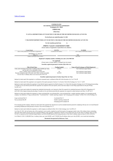 Thumbnail NuScale Power 10-K Annual Report 2021