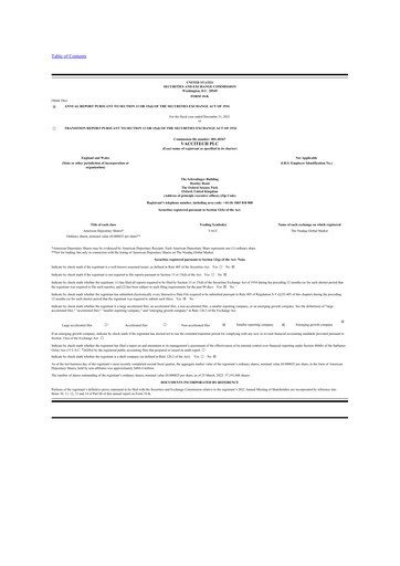 Thumbnail Barinthus Biotherapeutics 10-K Annual Report 2021