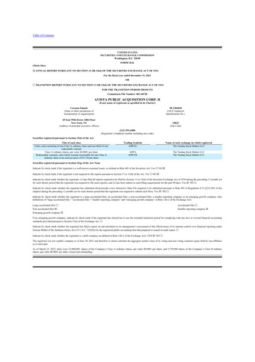 Vorschaubild OmniAb 10-K Jahresbericht 2021