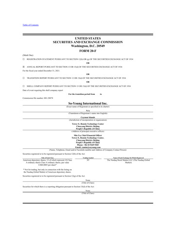 Thumbnail So-Young International 20-F Annual Report 2021