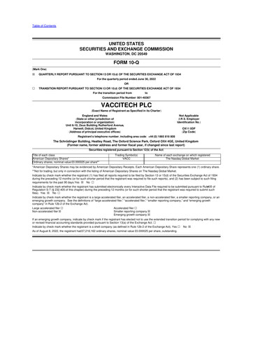 Thumbnail Barinthus Biotherapeutics 10-Q Quarterly Report FY2022 