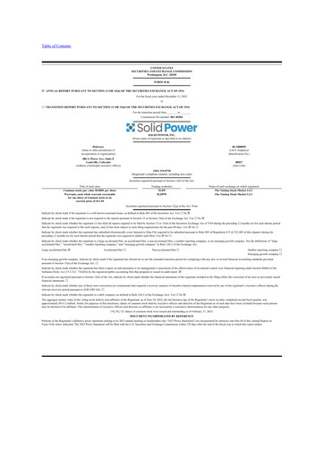 Miniature Solid Power 10-K Rapport annuel 2022