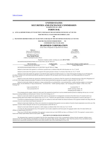 Thumbnail IRadimed 10-K Annual Report 2022