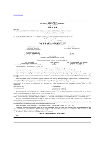 Thumbnail The Metals Company 10-K Annual Report 2022