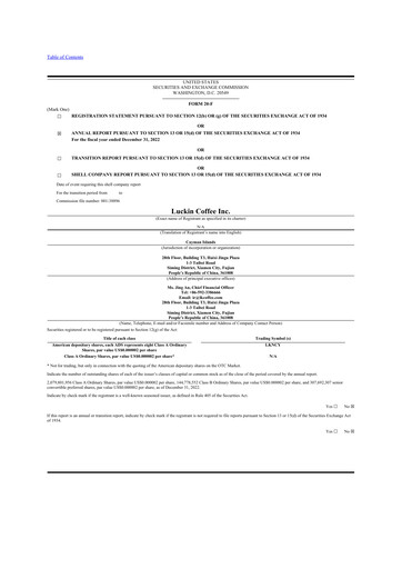 Thumbnail Luckin Coffee 20-F Annual Report 2022