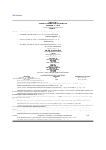 Thumbnail Vertical Aerospace 20-F Annual Report 2023