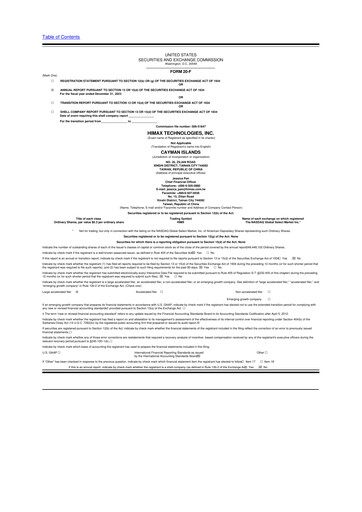 Thumbnail Himax Technologies 20-F Annual Report 2023