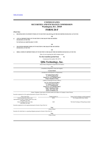 Thumbnail Qifu Technology 20-F Annual Report 2023