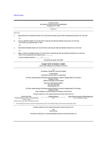 Thumbnail Daqo New Energy 20-F Annual Report 2023