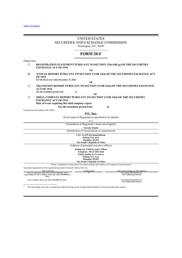 Thumbnail 111, Inc. 20-F Annual Report 2023