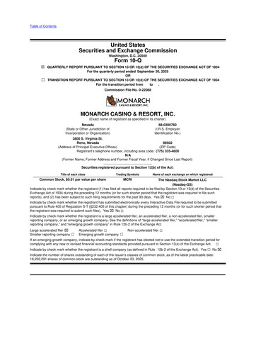 Thumbnail Monarch Casino & Resort 10-Q Quarterly Report FY2025 